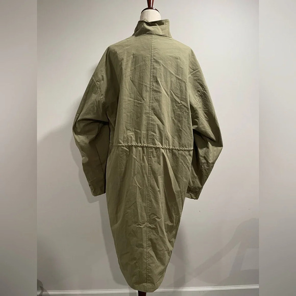 Oak + Fort oversized women's trench jacket, size large - Picture 4 of 13